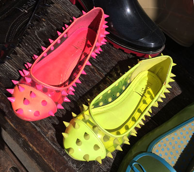 spiky shoes