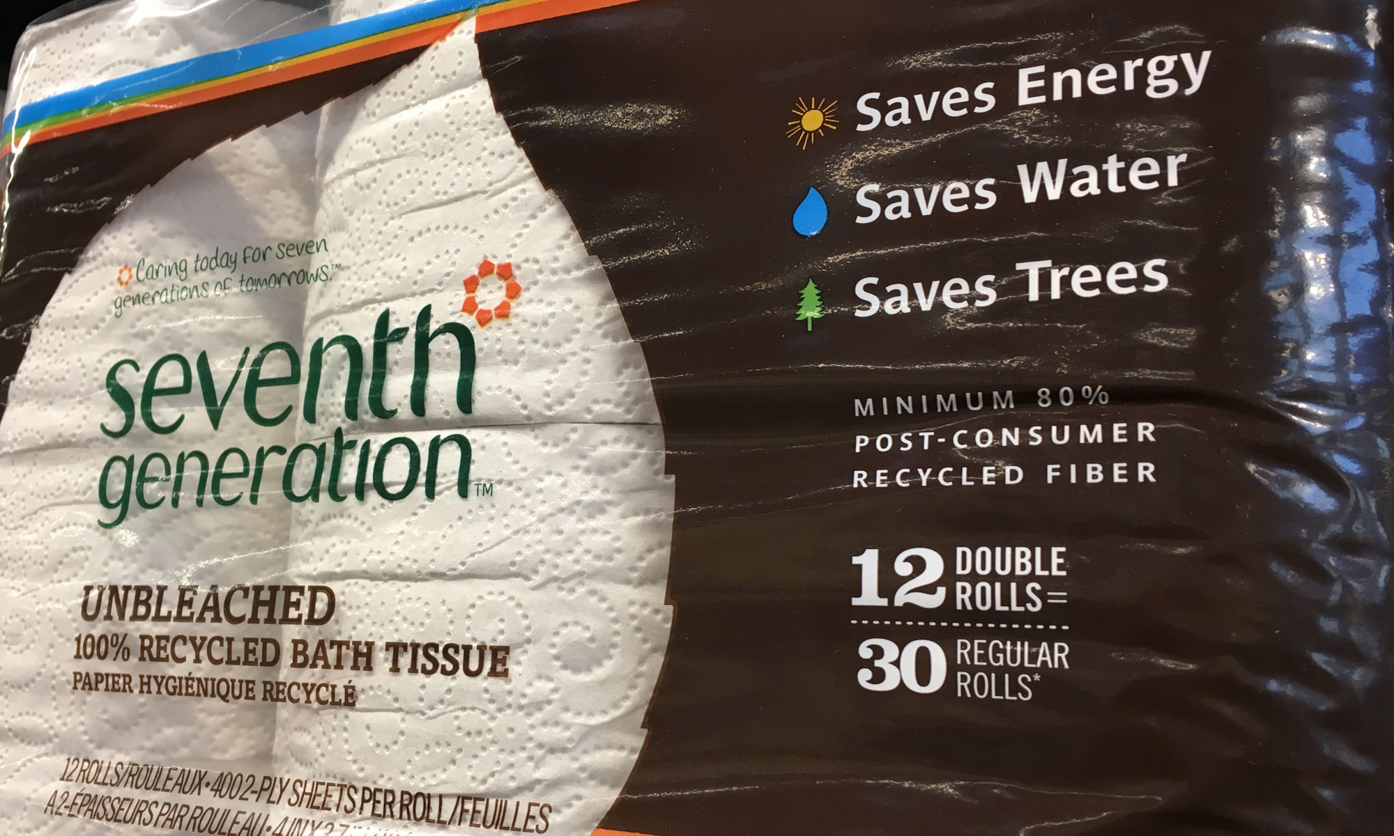seventh generation toilet paper package