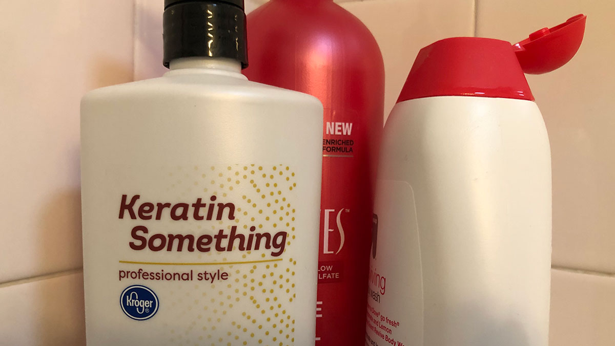 "Keratin Something" - a fictional hair product