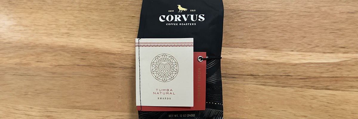 Bag of Corvus Coffee